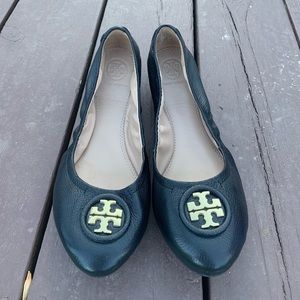 Tory Burch black ballet flats. Size 8. Brand new!